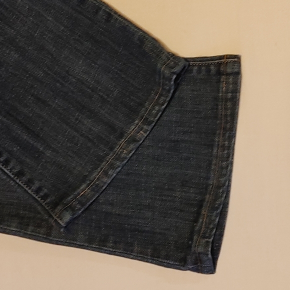 Rock & Republic Boot Cut Jeans Kasandra Rose Gold Stud Size 8 - Picture 6 of 12